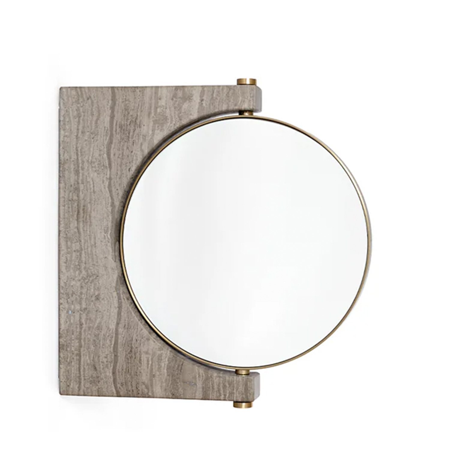 Audo Pepe Marmor Wandspiegel brauner Marmor 103784