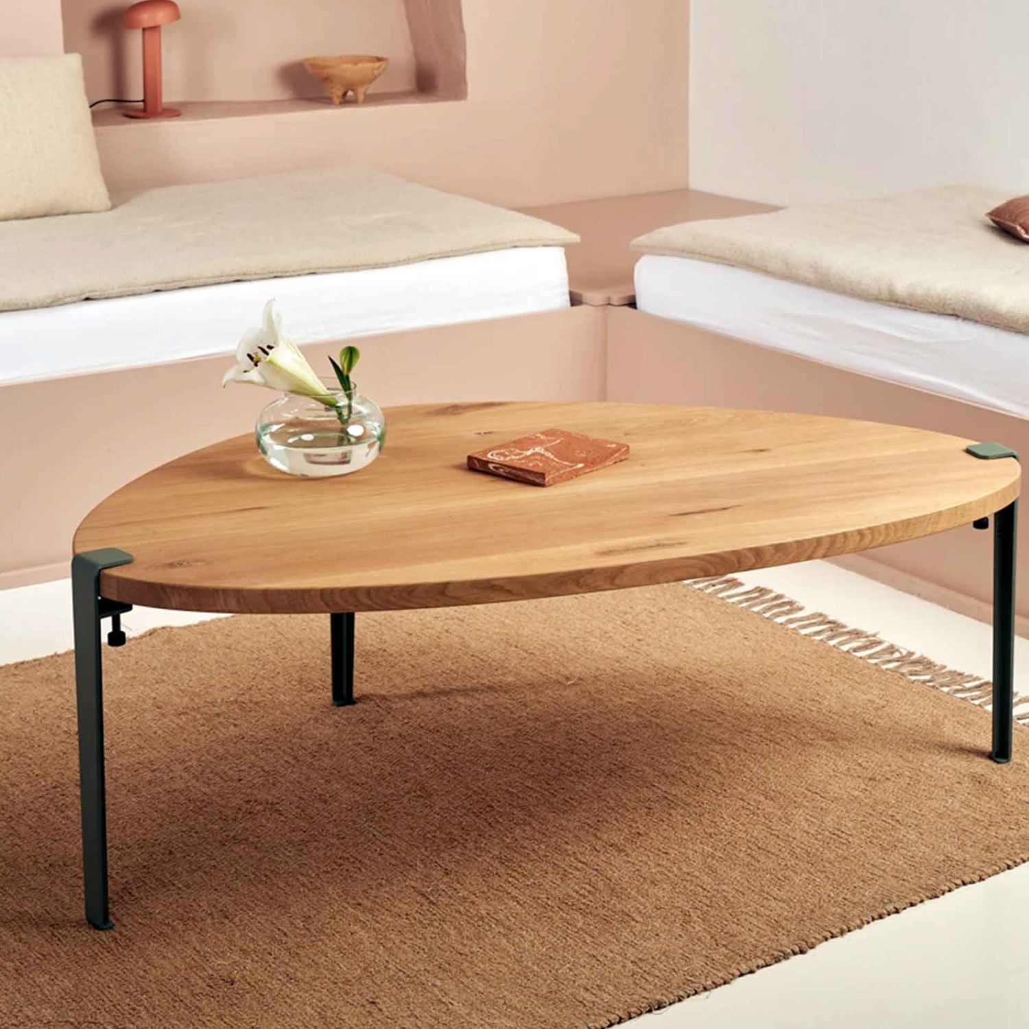 Tiptoe - Tischbein für Couchtisch 43 cm eukalyptusgrau