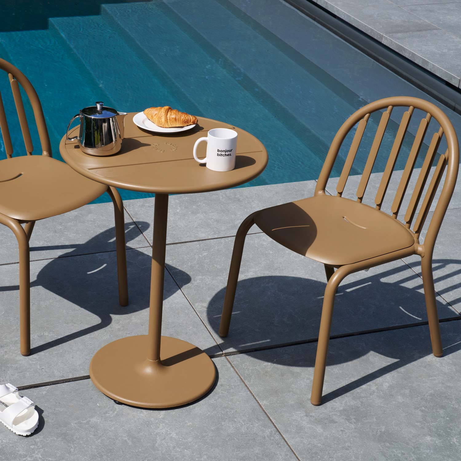 Fatboy - Fred’s Outdoor Stuhl hellgrau