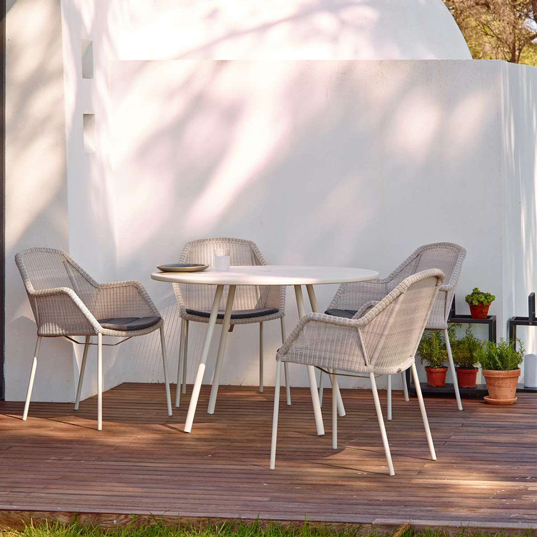 cane line breeze sessel weiss sitzkissen 78513