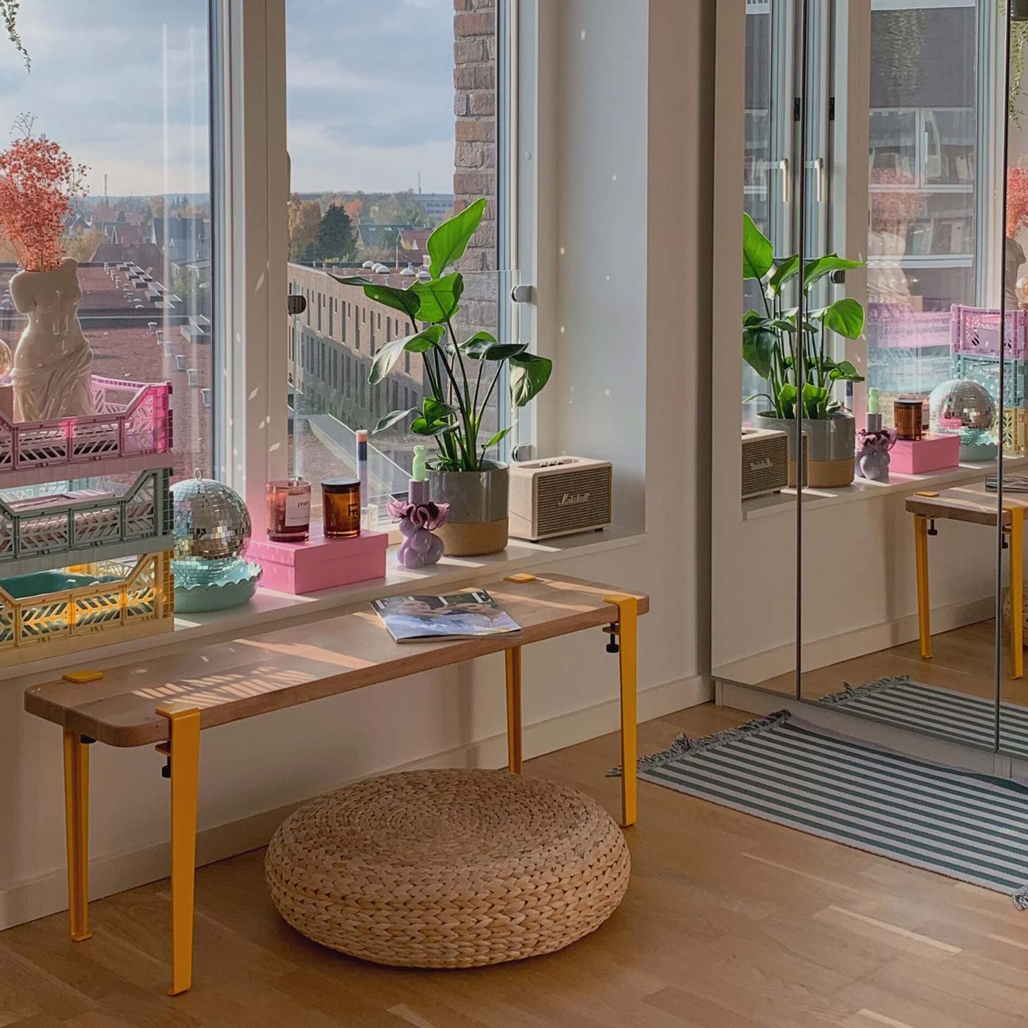 Tiptoe - Duke Sitzbank Eiche eukalyptusgrau