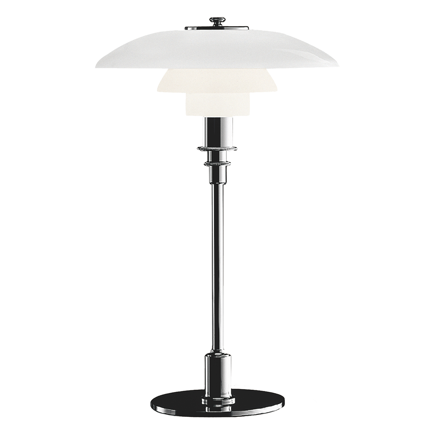 Louis Poulsen PH 3 2 tischleuchte chrome 106174