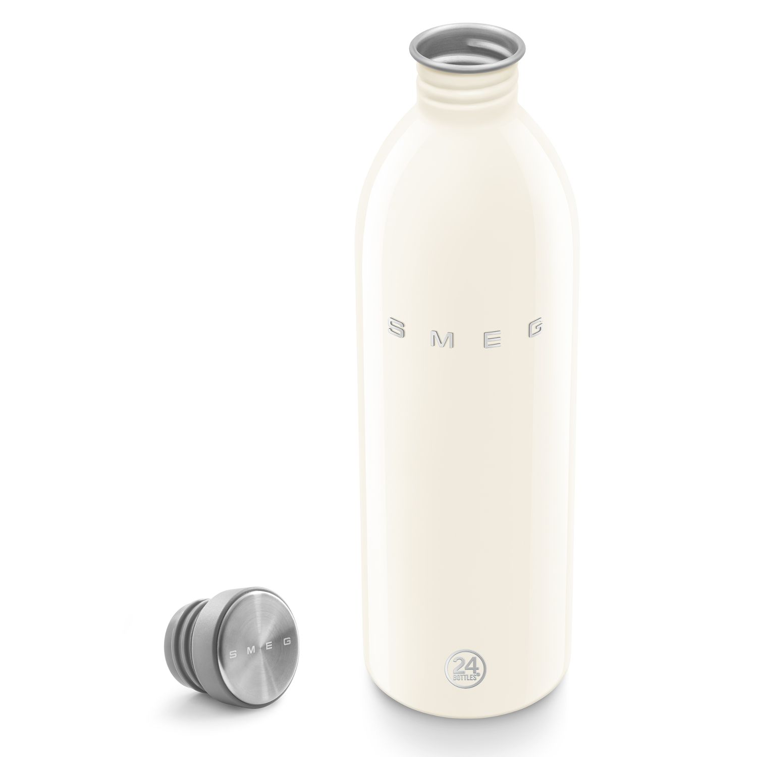 SMEG - Urban Bottle Edelstahlflasche creme