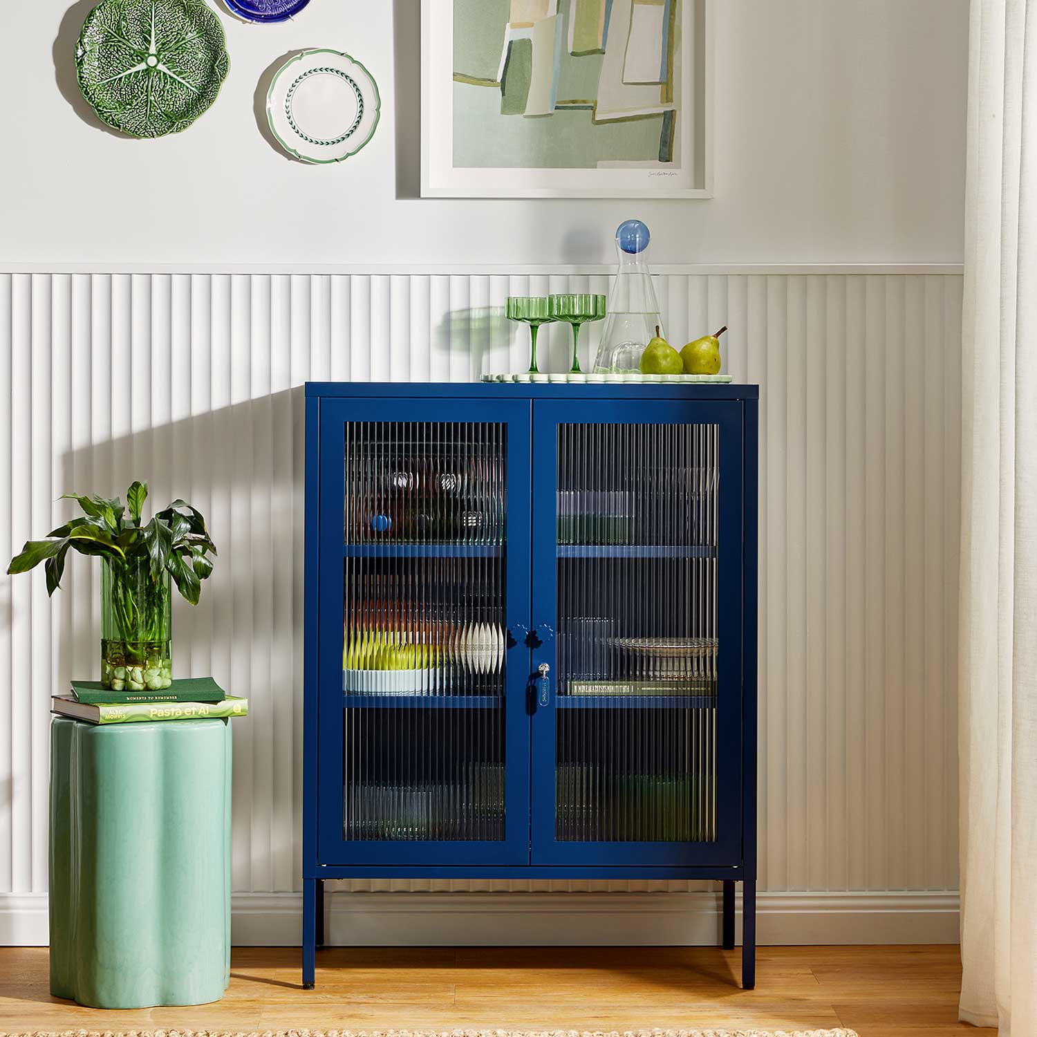 Mustard Made The Mixer Ambiente Navy geschlossen 105833