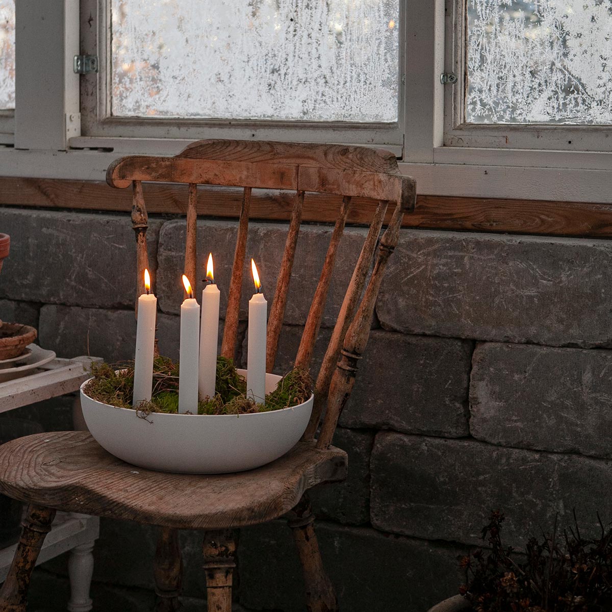 granholmen xxl grau light mit kerzen storefactory 85384