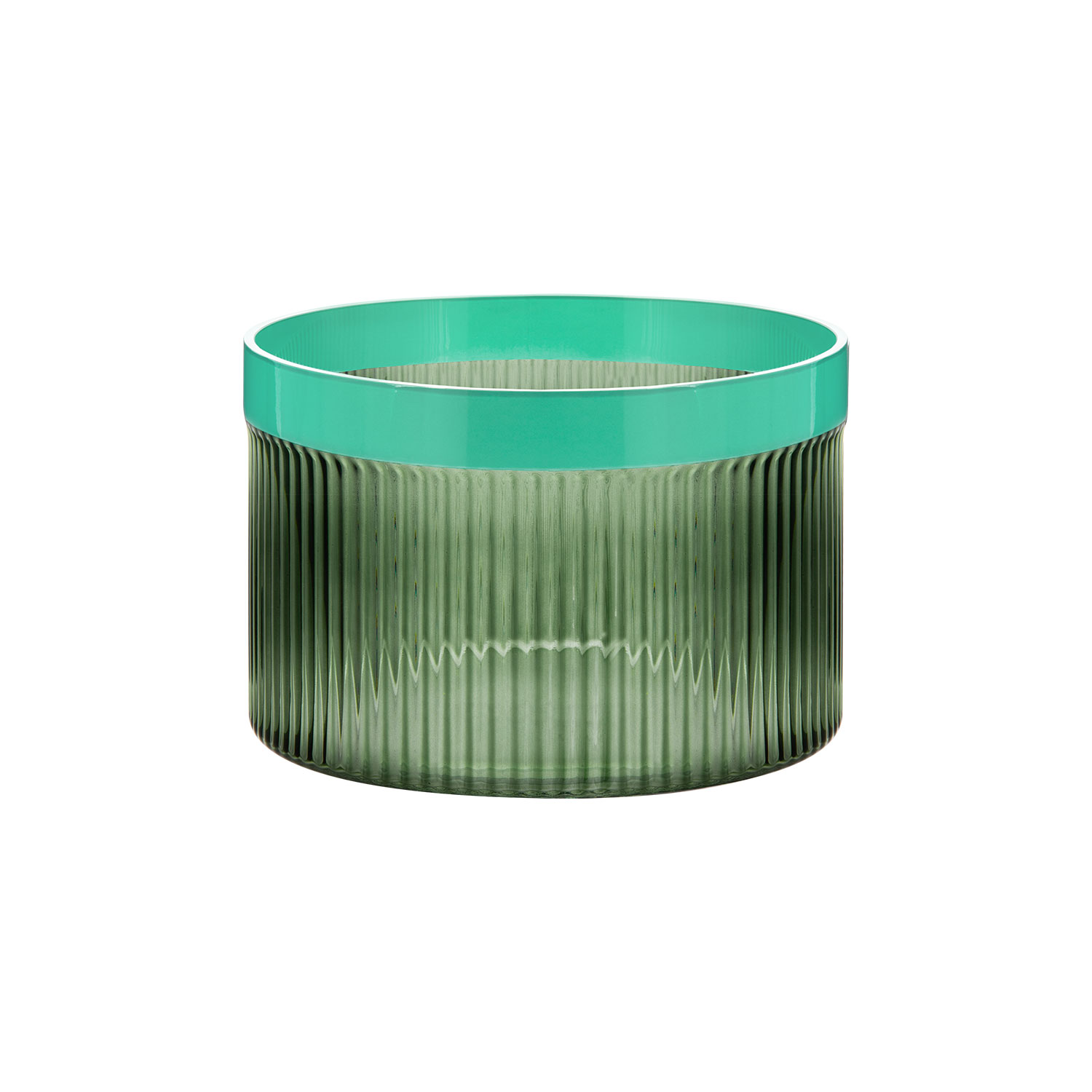 REMEMBER - Glasschale Groove S green