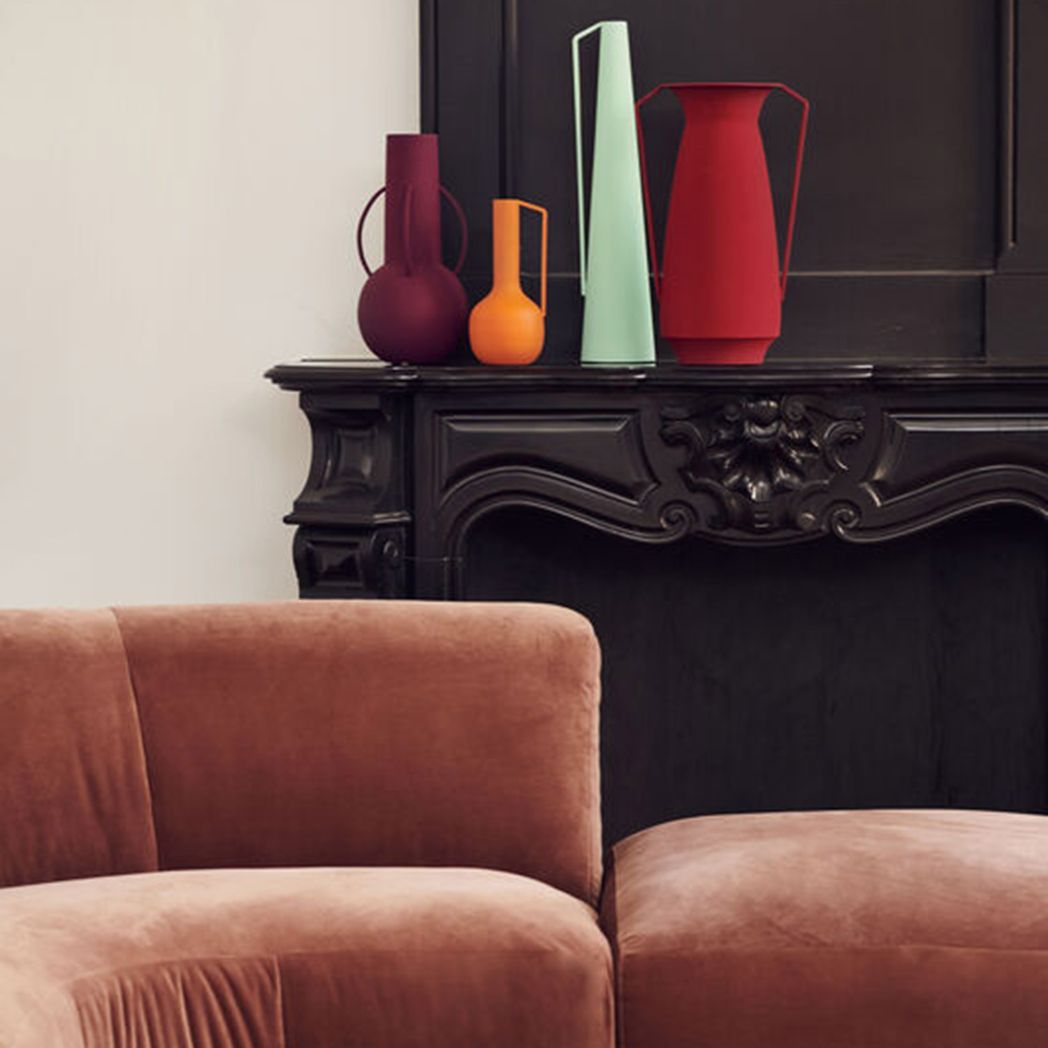 pols potten roman vase evening wohnzimmer sofa 95171