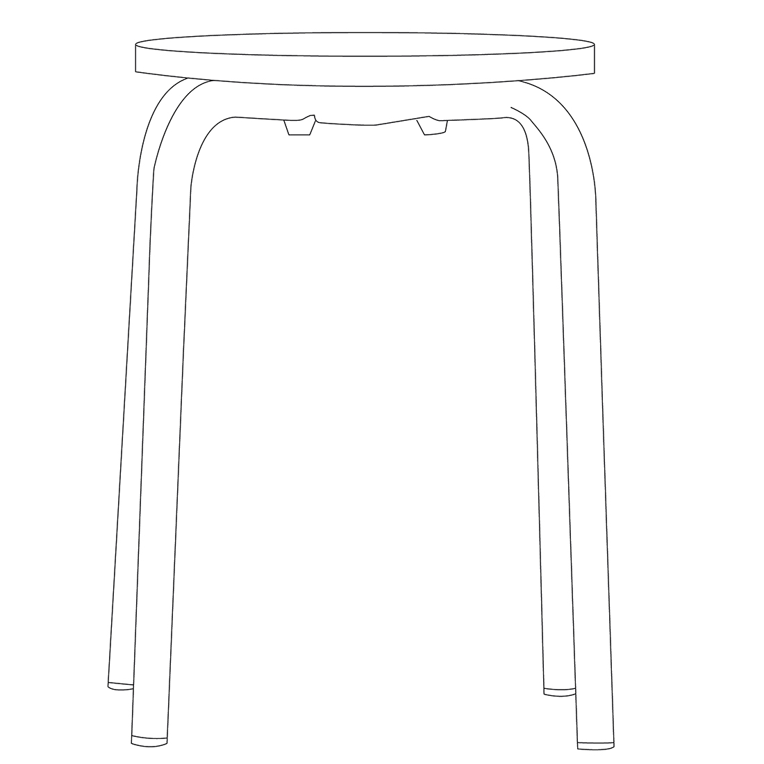 jan kurtz paris hocker skizze 51053