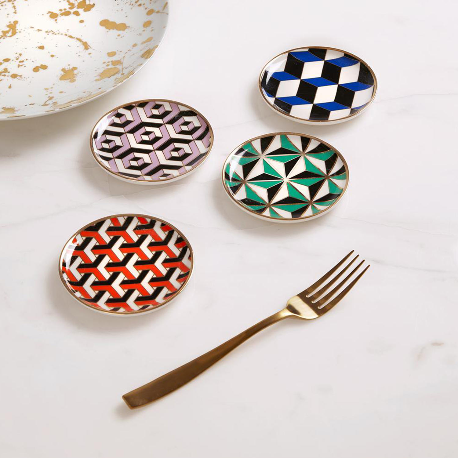 jonathan adler versailles coasters 62731