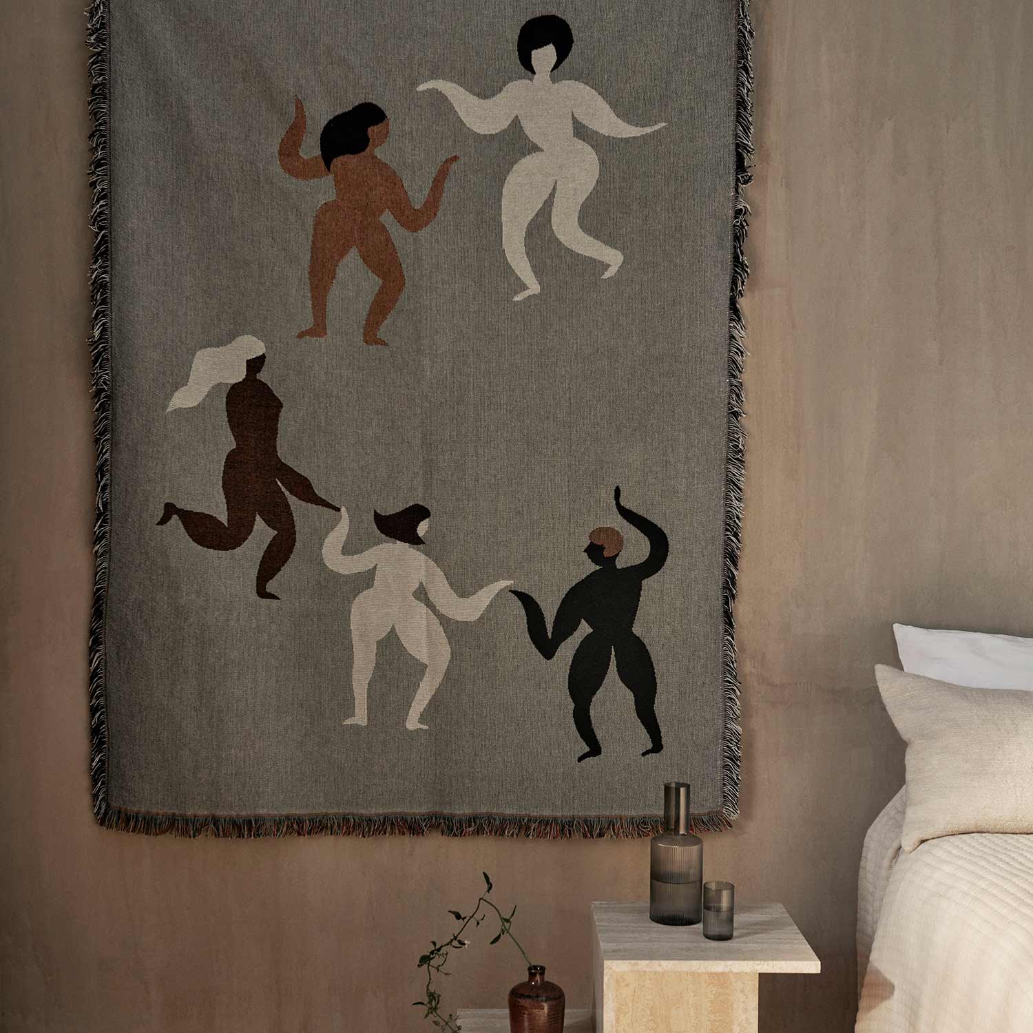ferm living free tapestry decke wohnzimmer 90863
