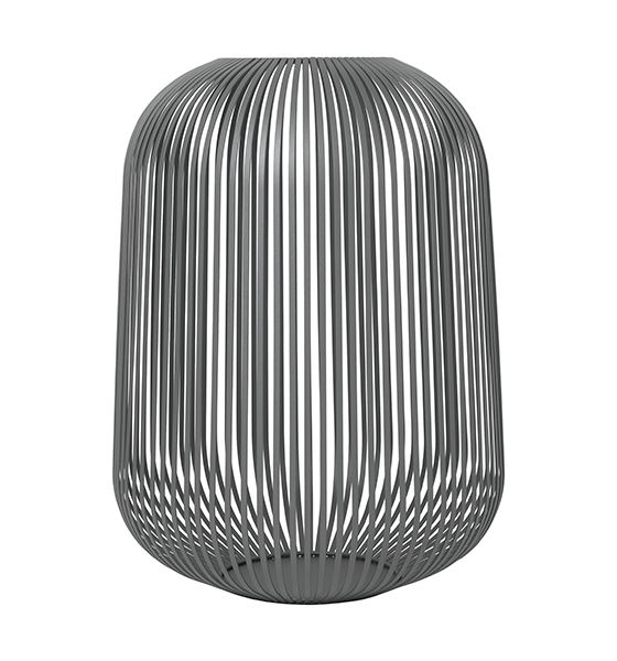 blomus lito laterne L steel gray 82222
