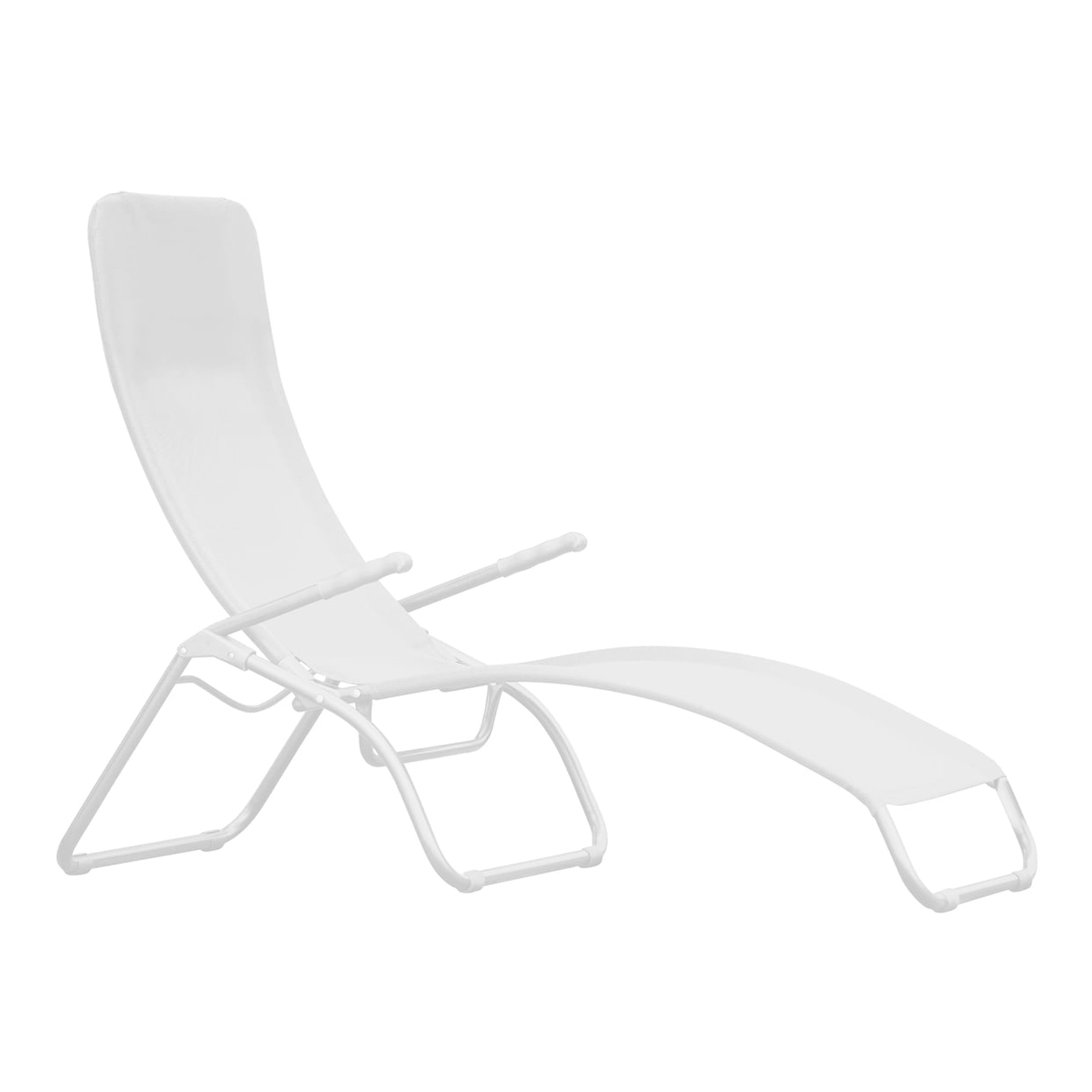 fiam samba terrassenliege weiss weiss 65109