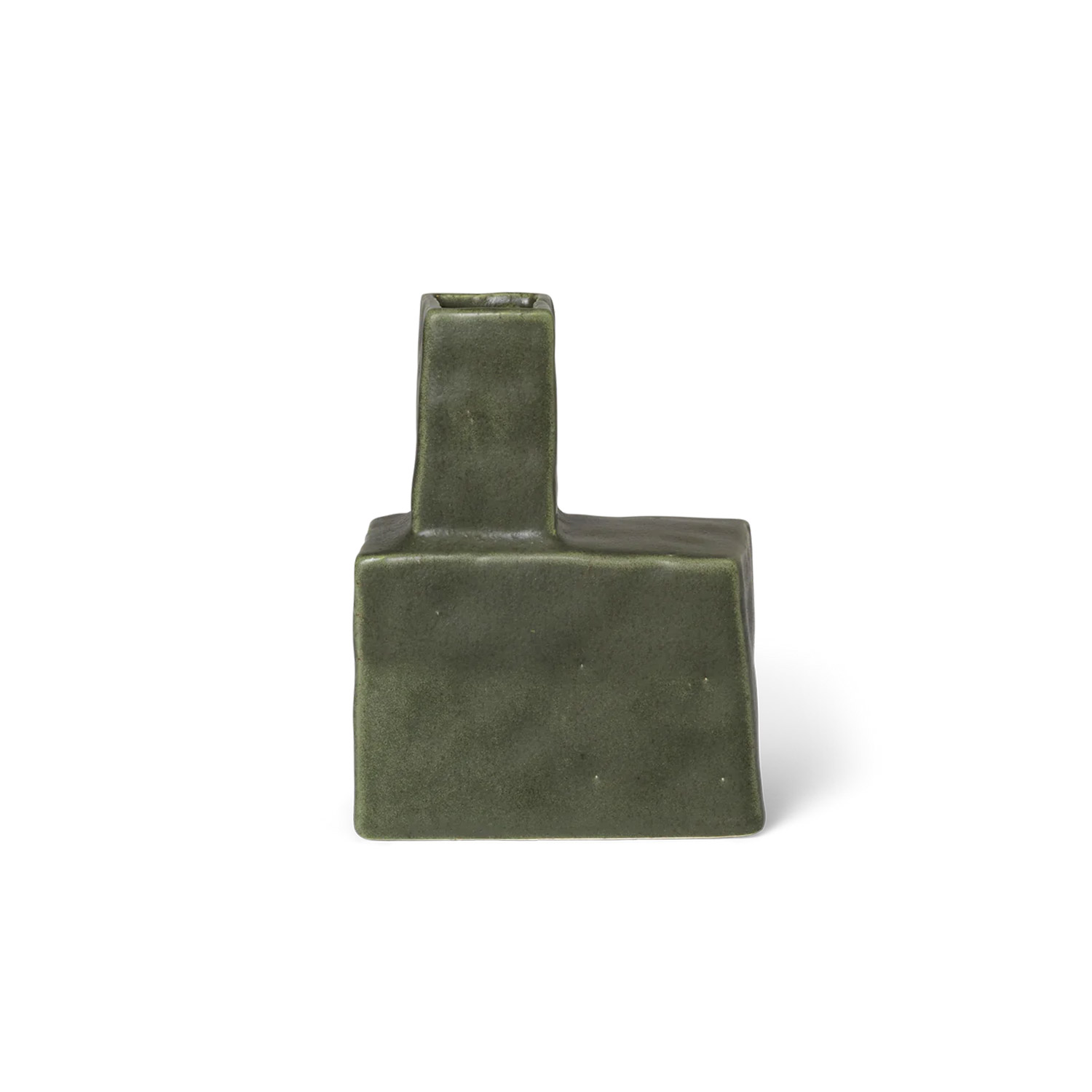 ferm LIVING Koa Vase H20 Small Dark Sage 1104270057 104473