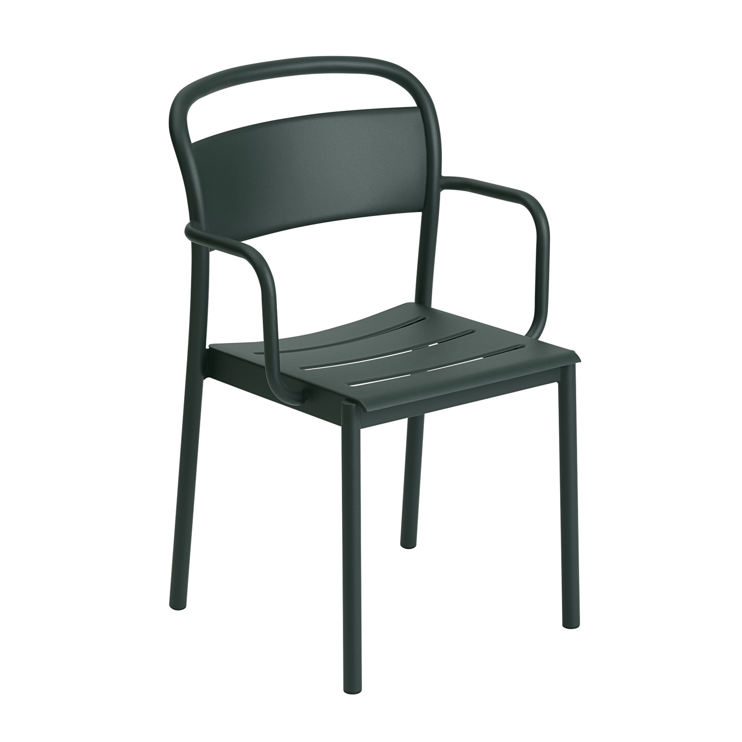 muuto linear armchair dark green 65389