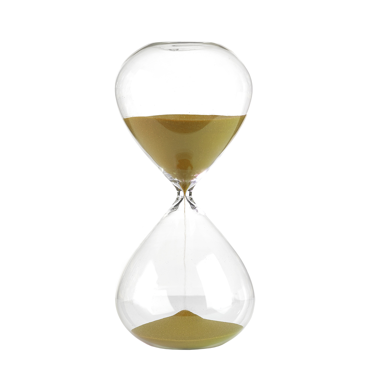 pols potten ball sanduhr m gold 97754