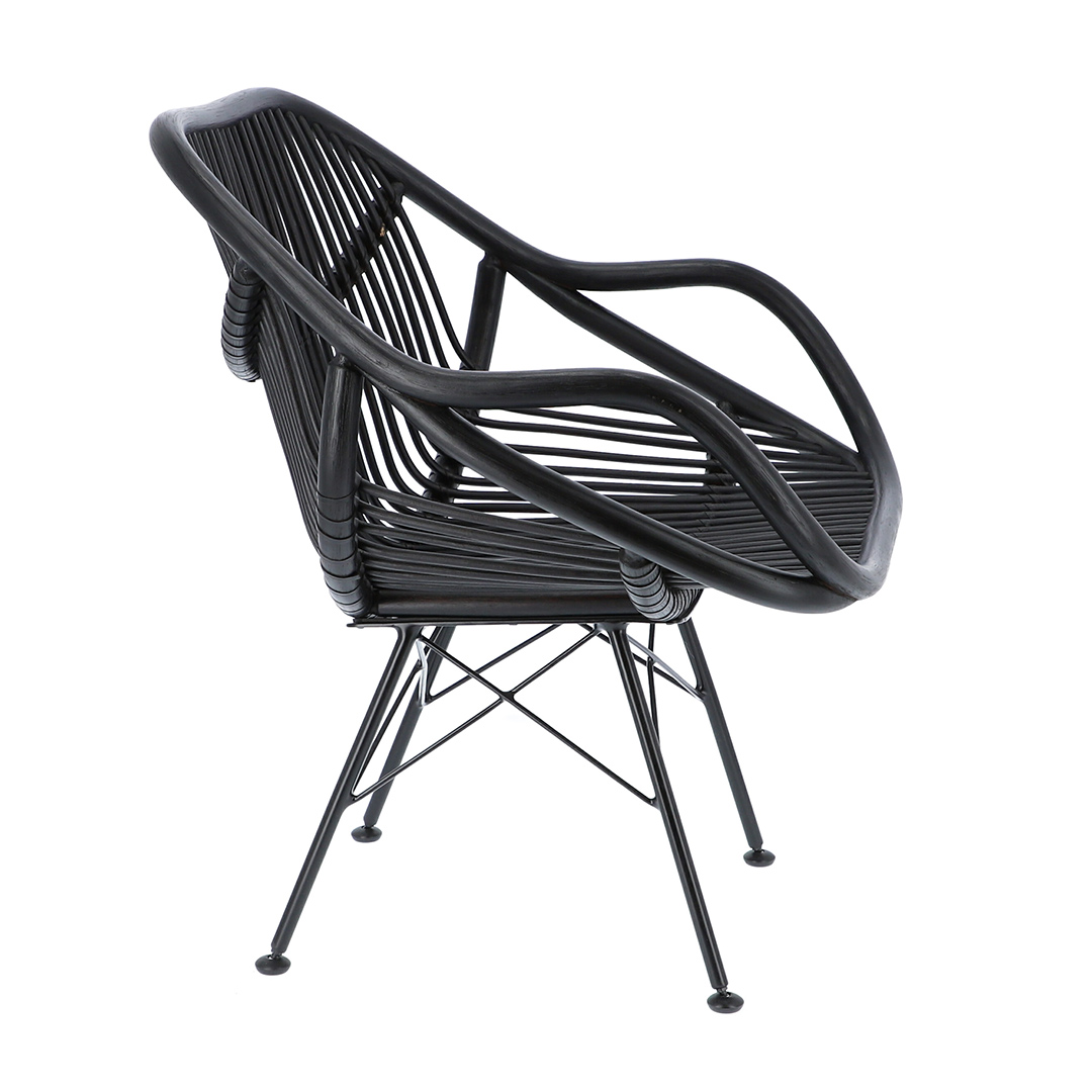 jan kurtz armlehnstuhl yara rattan wenge 72677