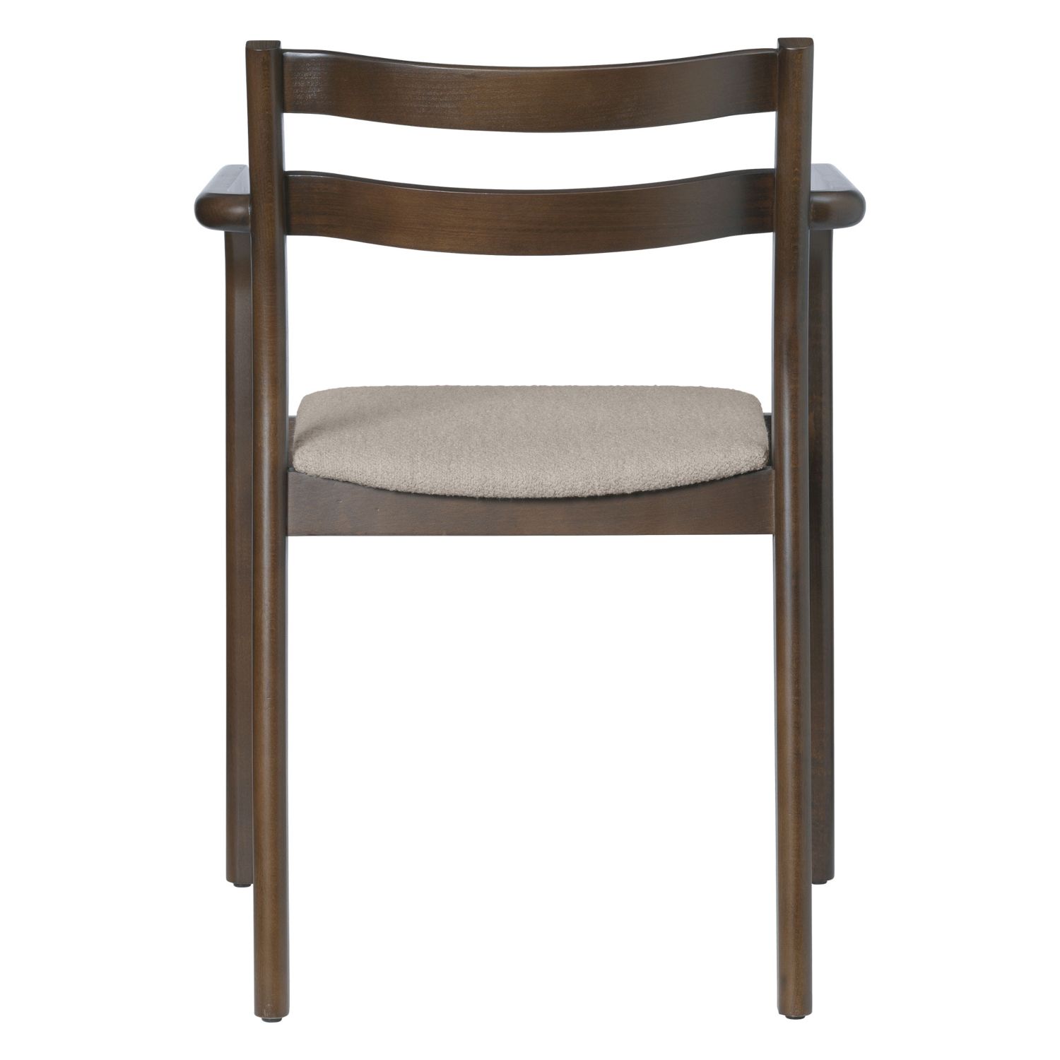Ferm Living - Boda Stuhl dark stained beech / natural