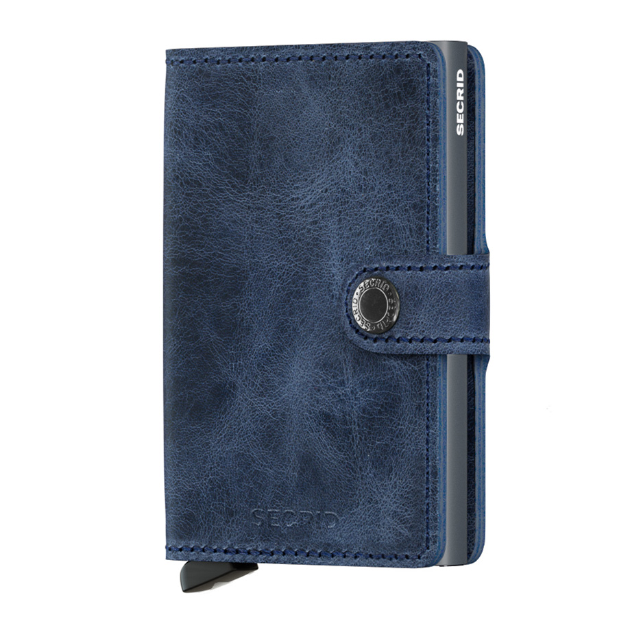 secred miniwalltet Vintage blau 103981