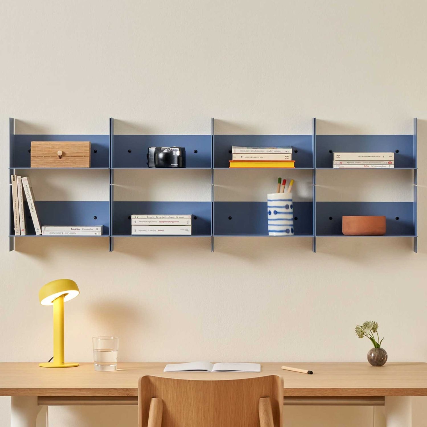 Tiptoe - PLI Wandregal 30 x 15 cm felsblau