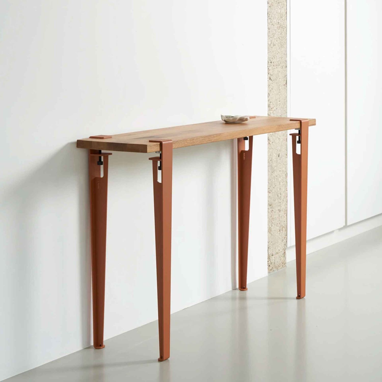 Tiptoe - Tischbein 75 cm tangerinenrot