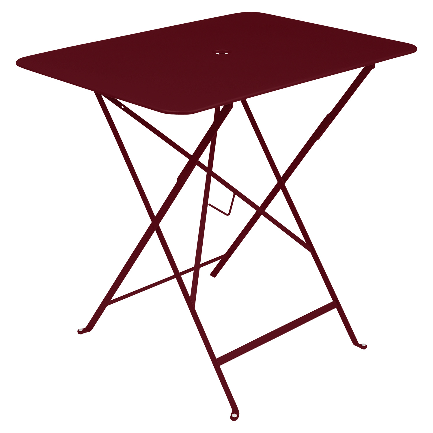 fermob bistro tisch 77x57 schwarzkirsche B9 108730