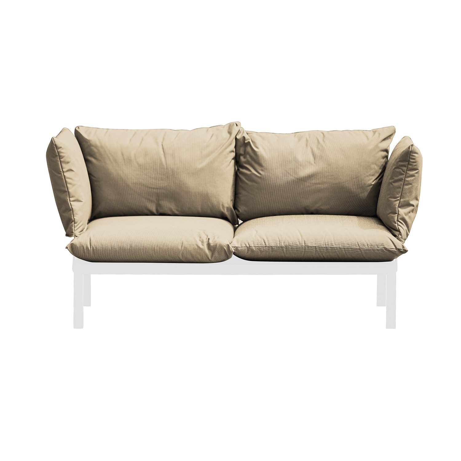 fiam domino lounge weiss taupe sofa 80776