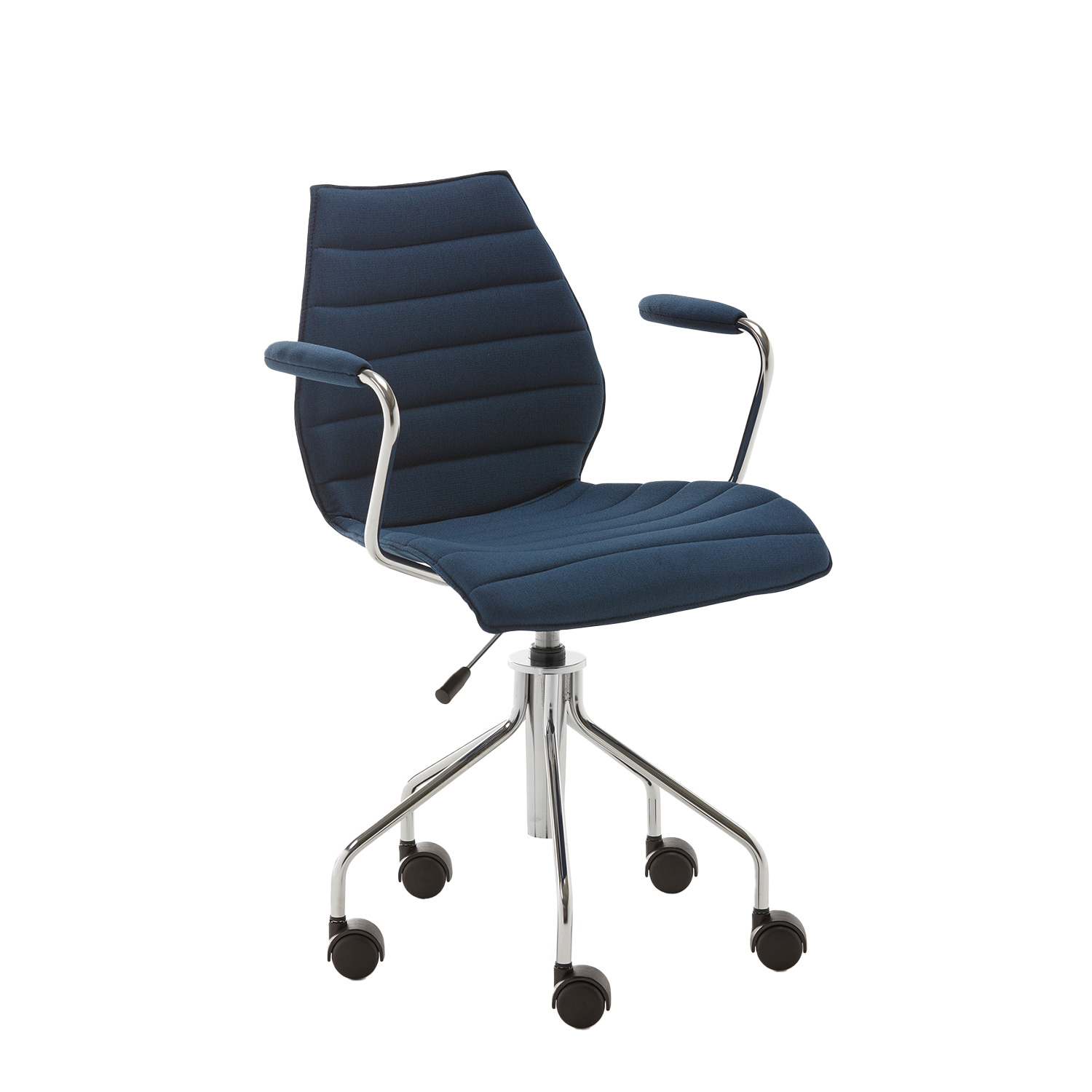Kartell - Maui Soft Drehstuhl noma blau