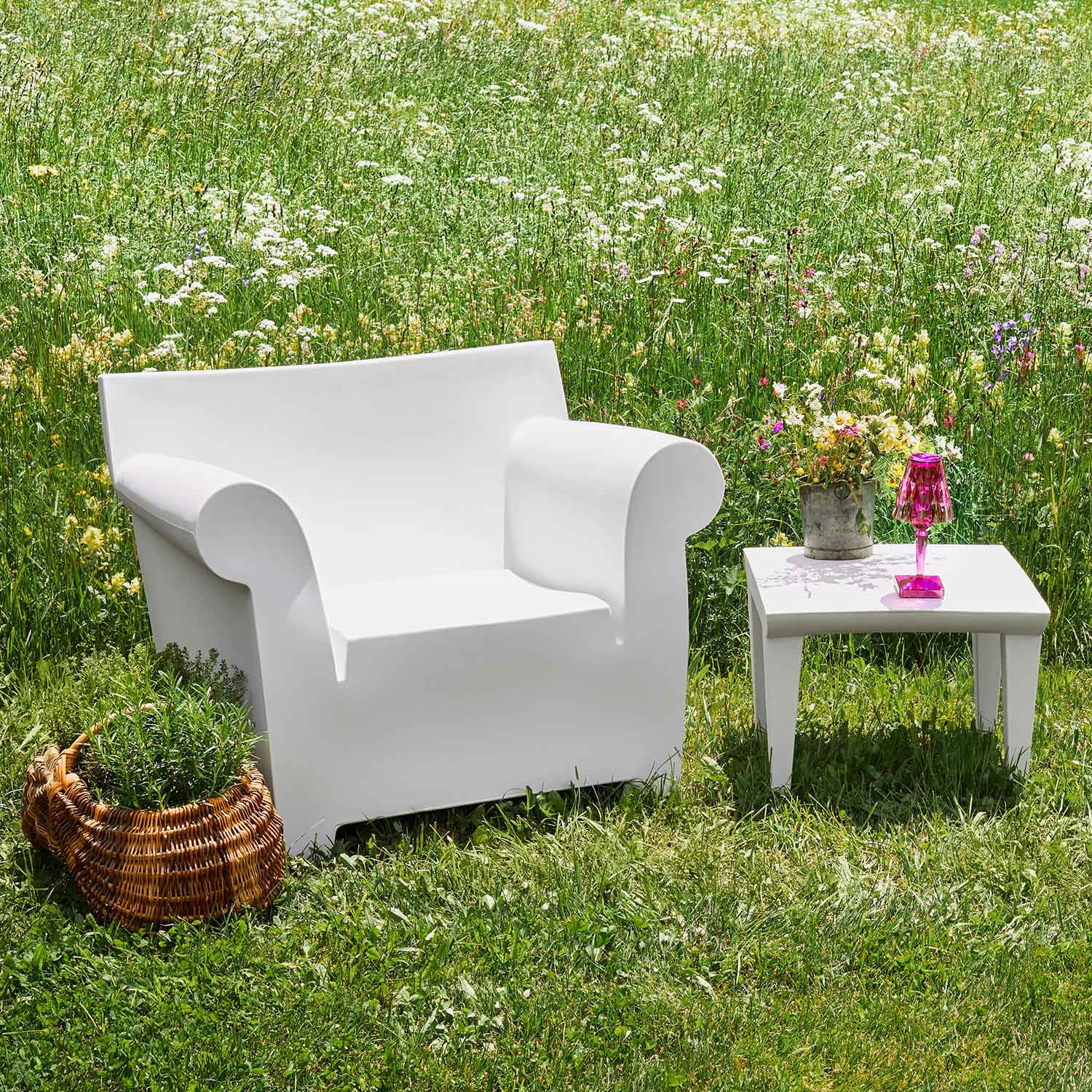 Kartell - Bubble Club Tisch grün