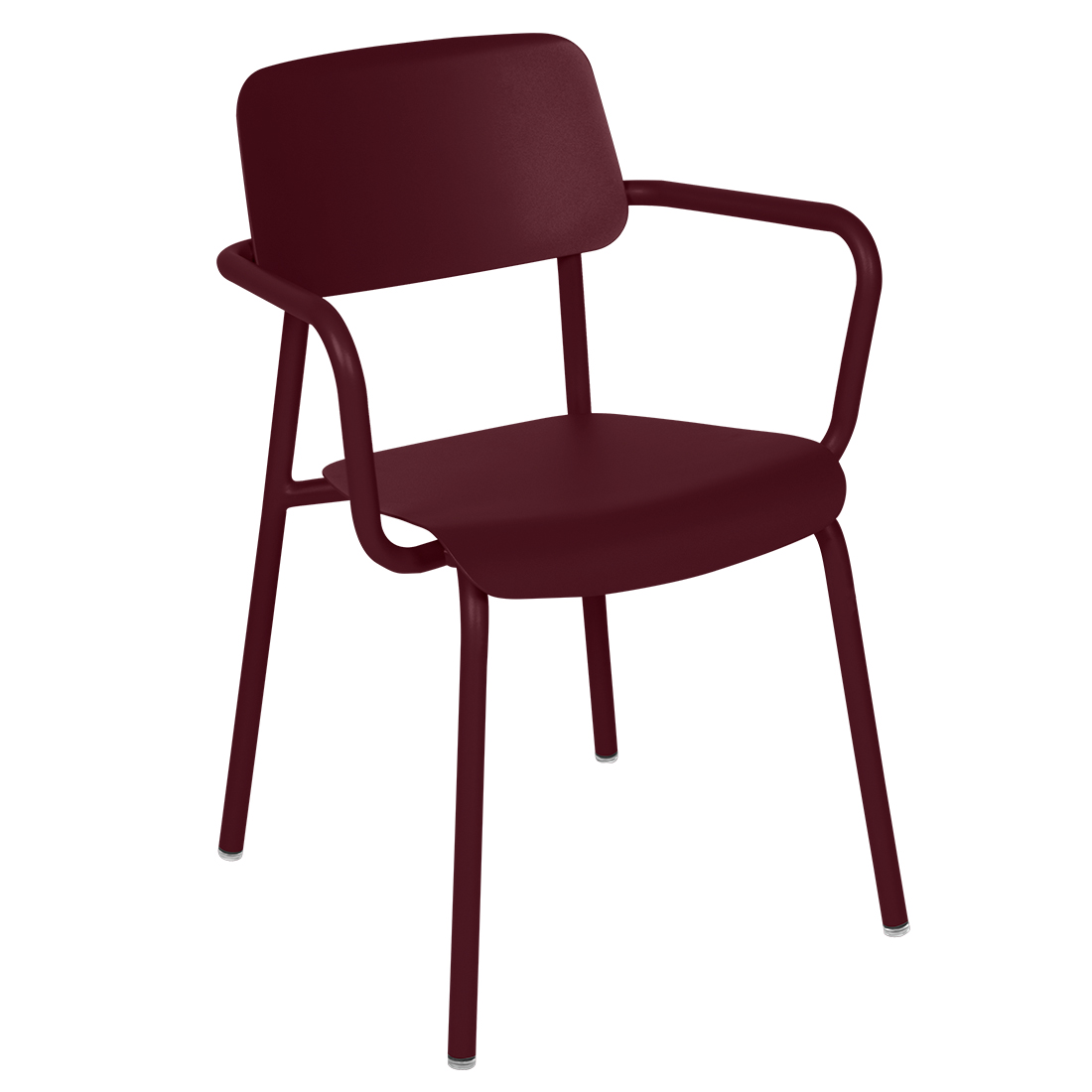 fermob studio gartensessel schwarzkirsche 100043