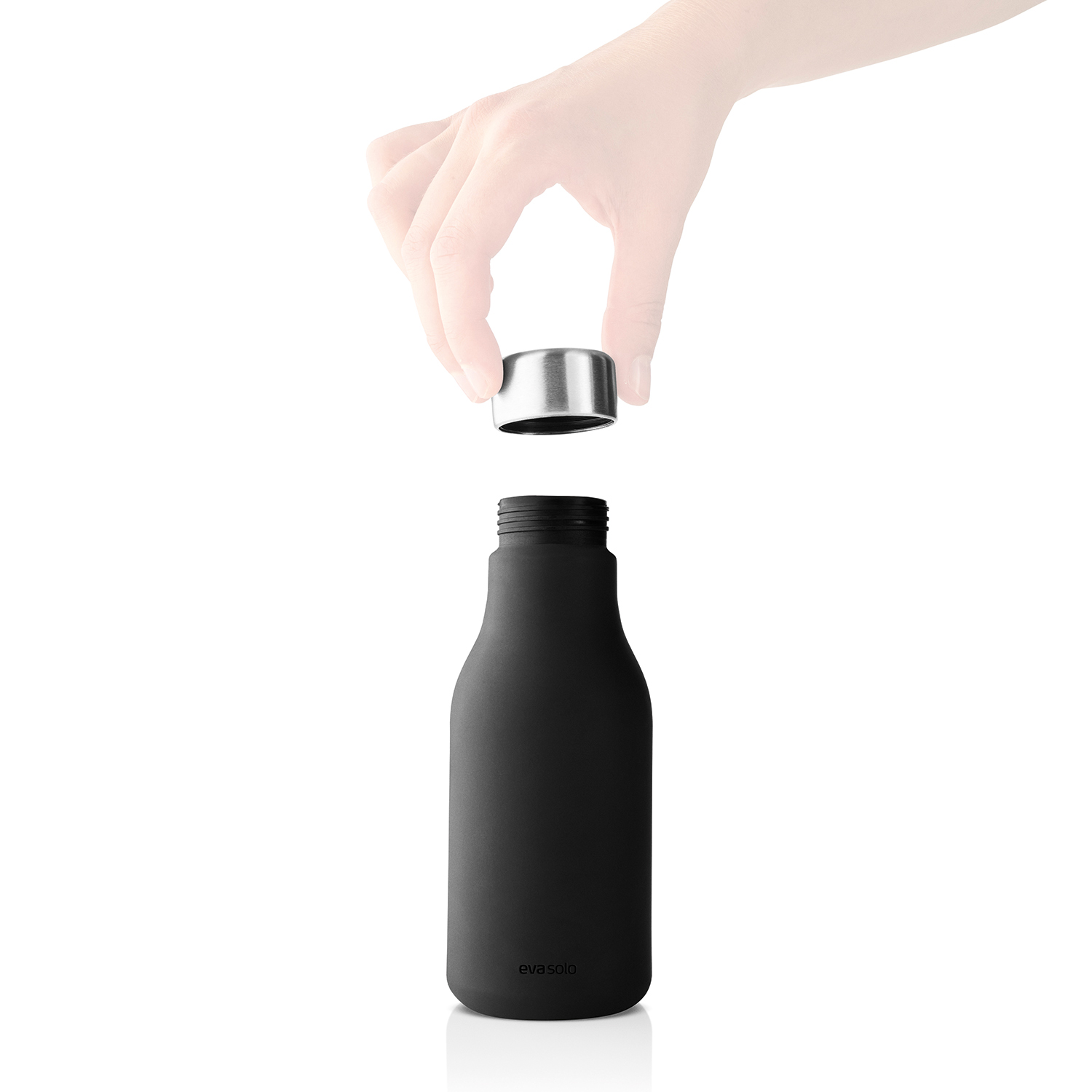 eva solo squeeze seifenspender schwarz freisteller befuellen 89955