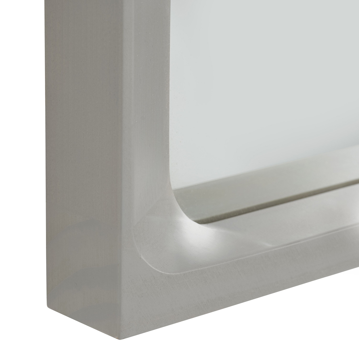 muuto Arced mirror light grey detail 99387