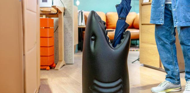 QeebooShark Schirmständer mit Schirm