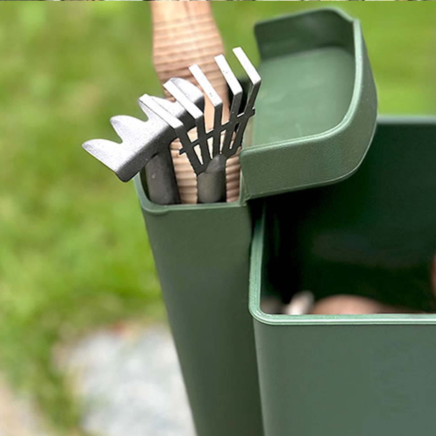 Hachiman - Garden Tool Bag & Pocket dunkelgrün