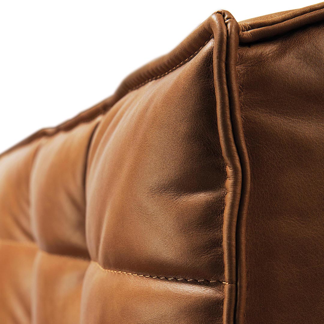 ethnicraft n701 sofa leder zweisitzer lehne 84042