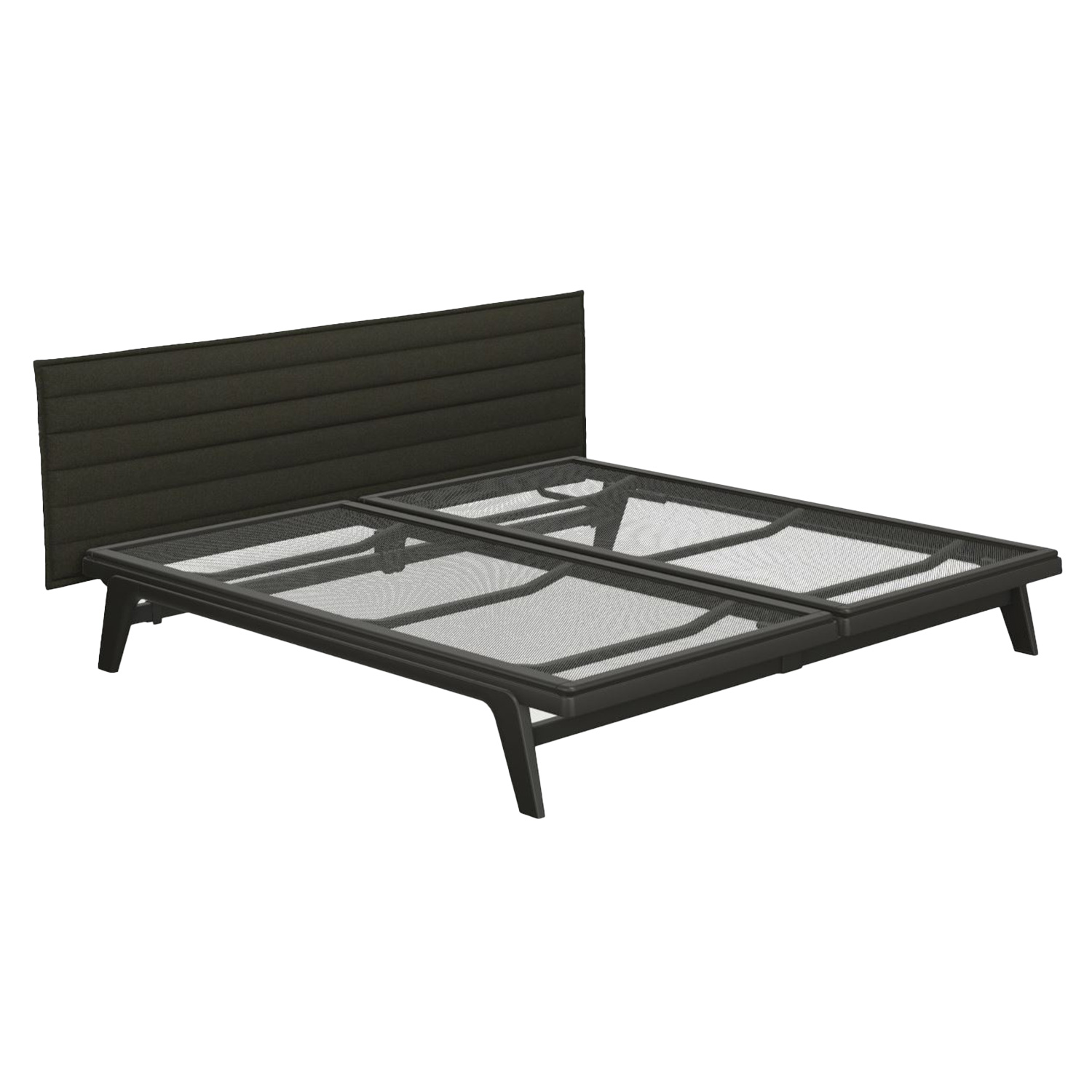 Auping - Original Bett deep black 200 x 200 cm