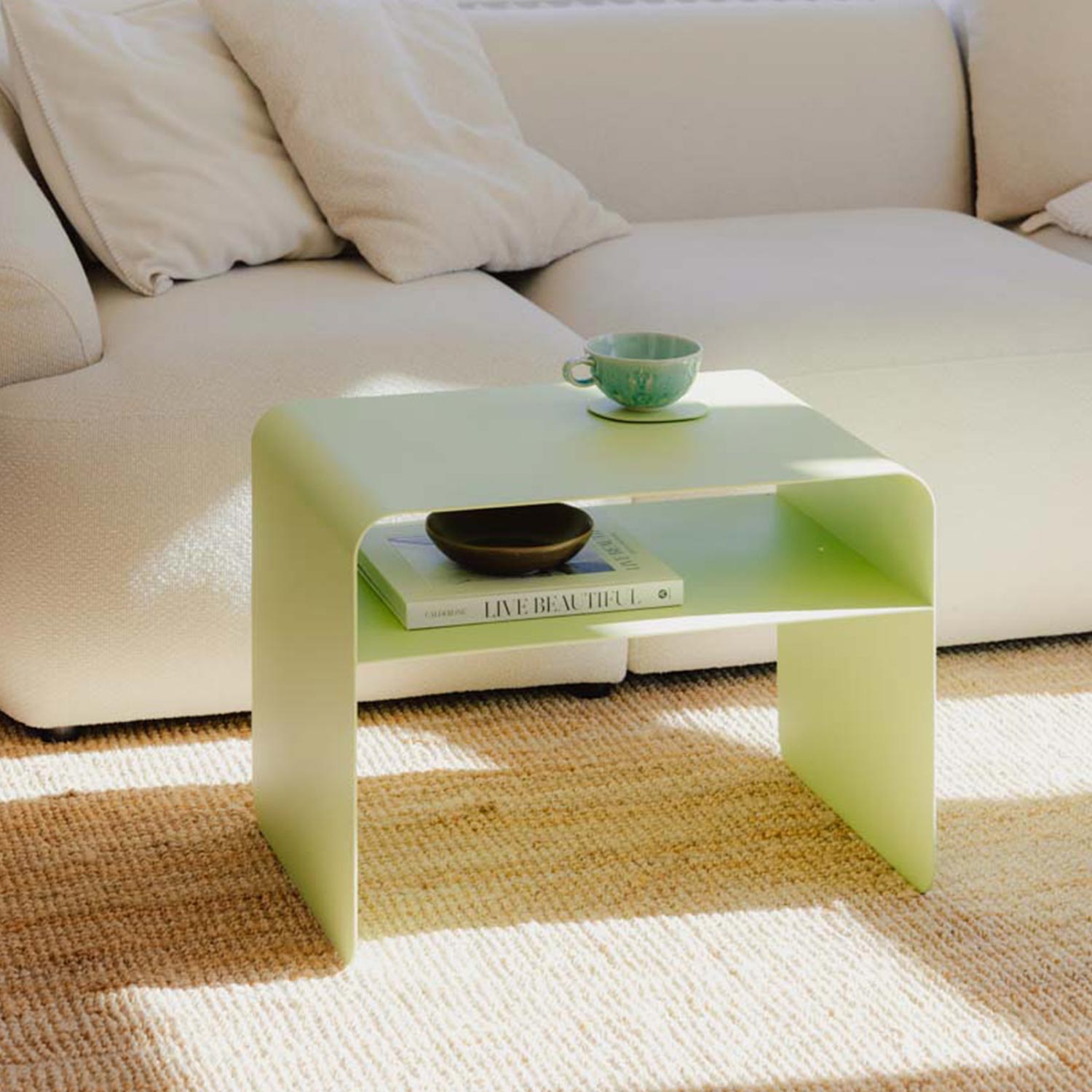 Metallbude - Cosmo Beistelltisch schwarz