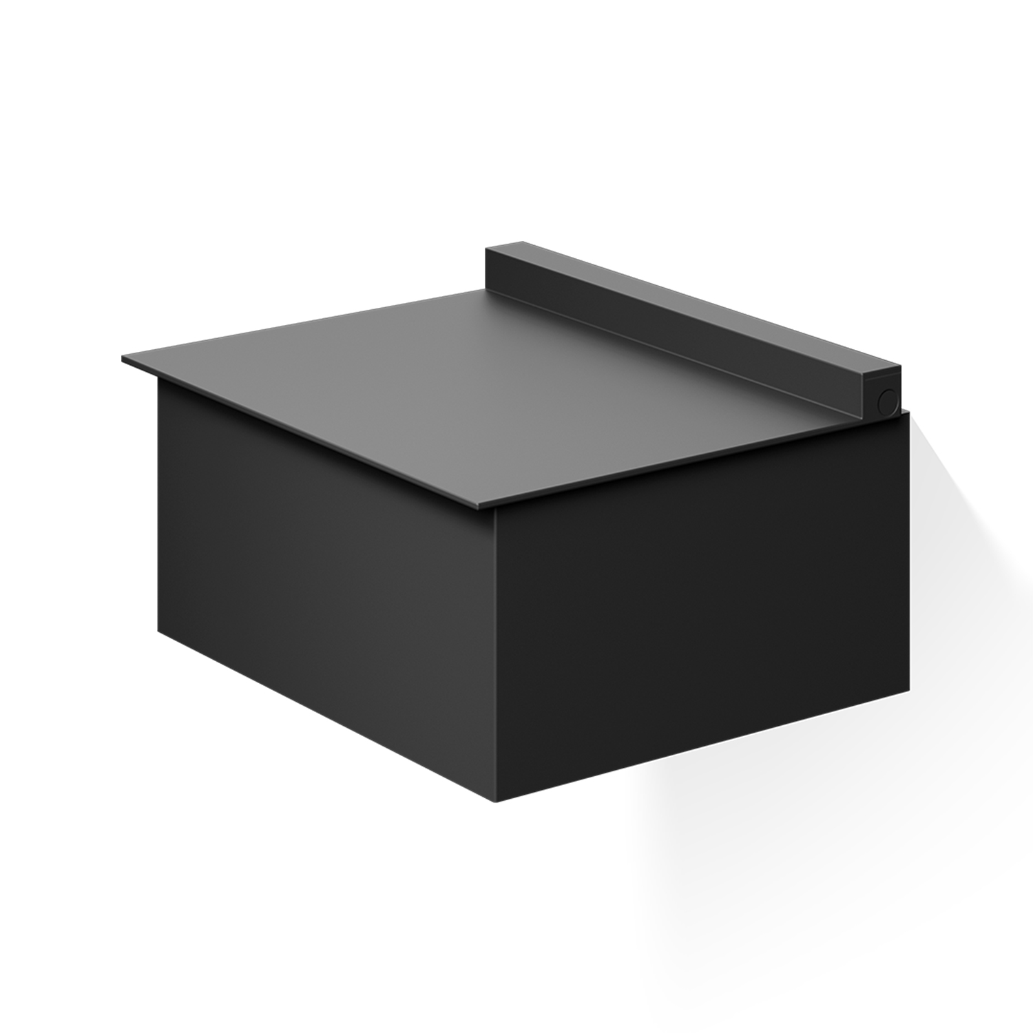 decor walther fb2 feuchttuecherbox matt schwarz 69048