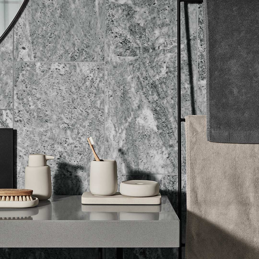 blomus sono zahnputzbecher moonbeam ambiente 81887