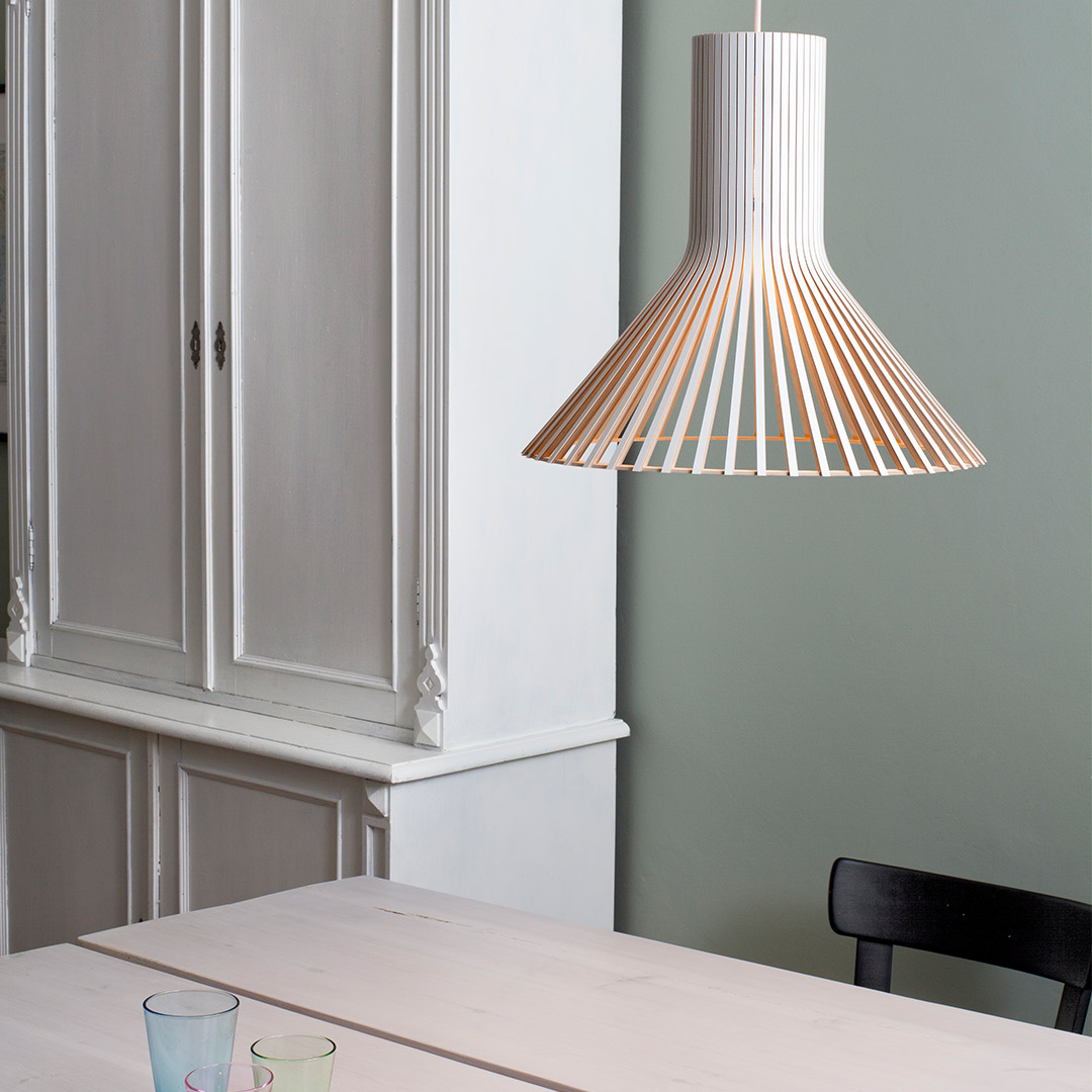 secto design puncto pendelleuchte white 72135