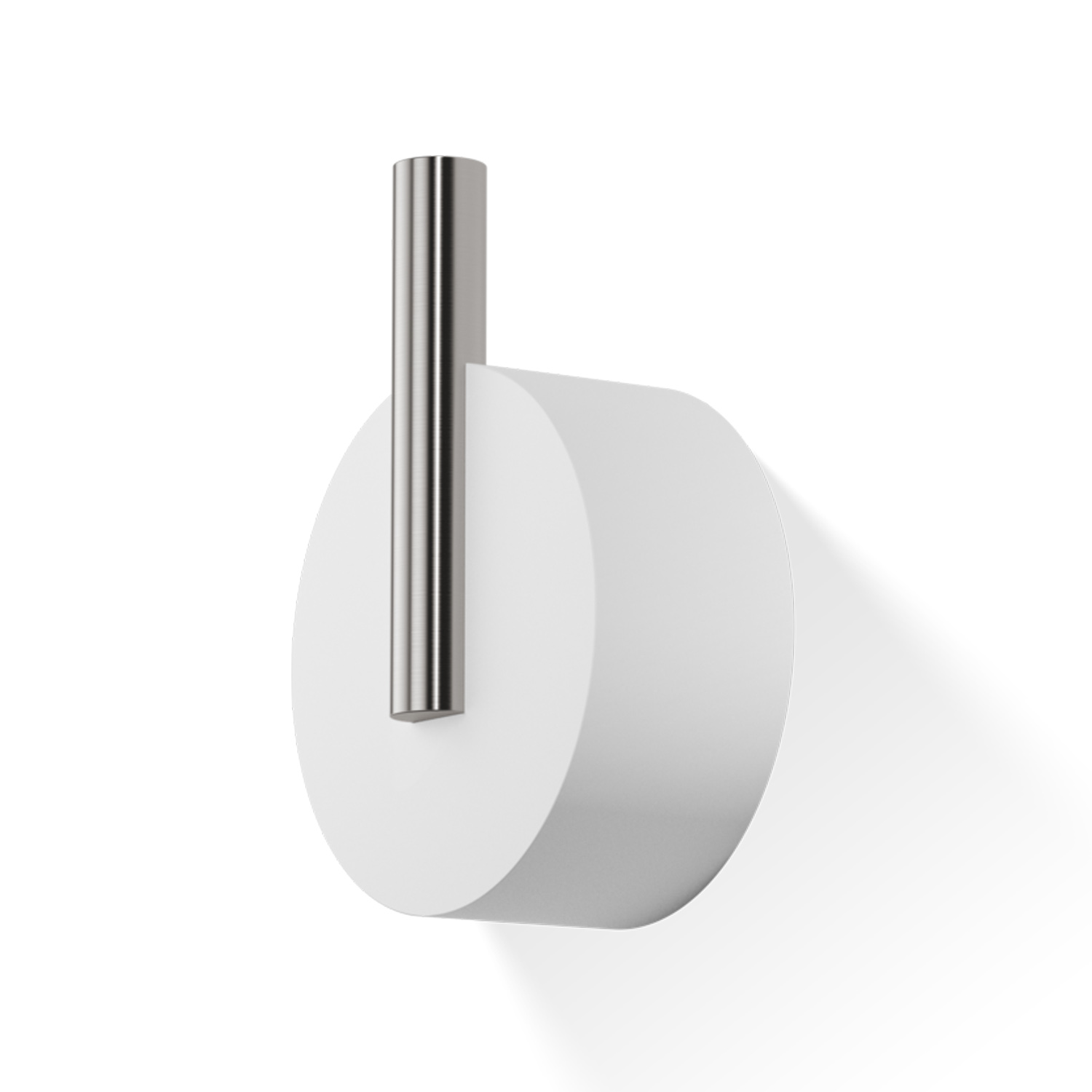 0972655 Stone Wandhaken klein Edelstahl matt wei Decor Walther