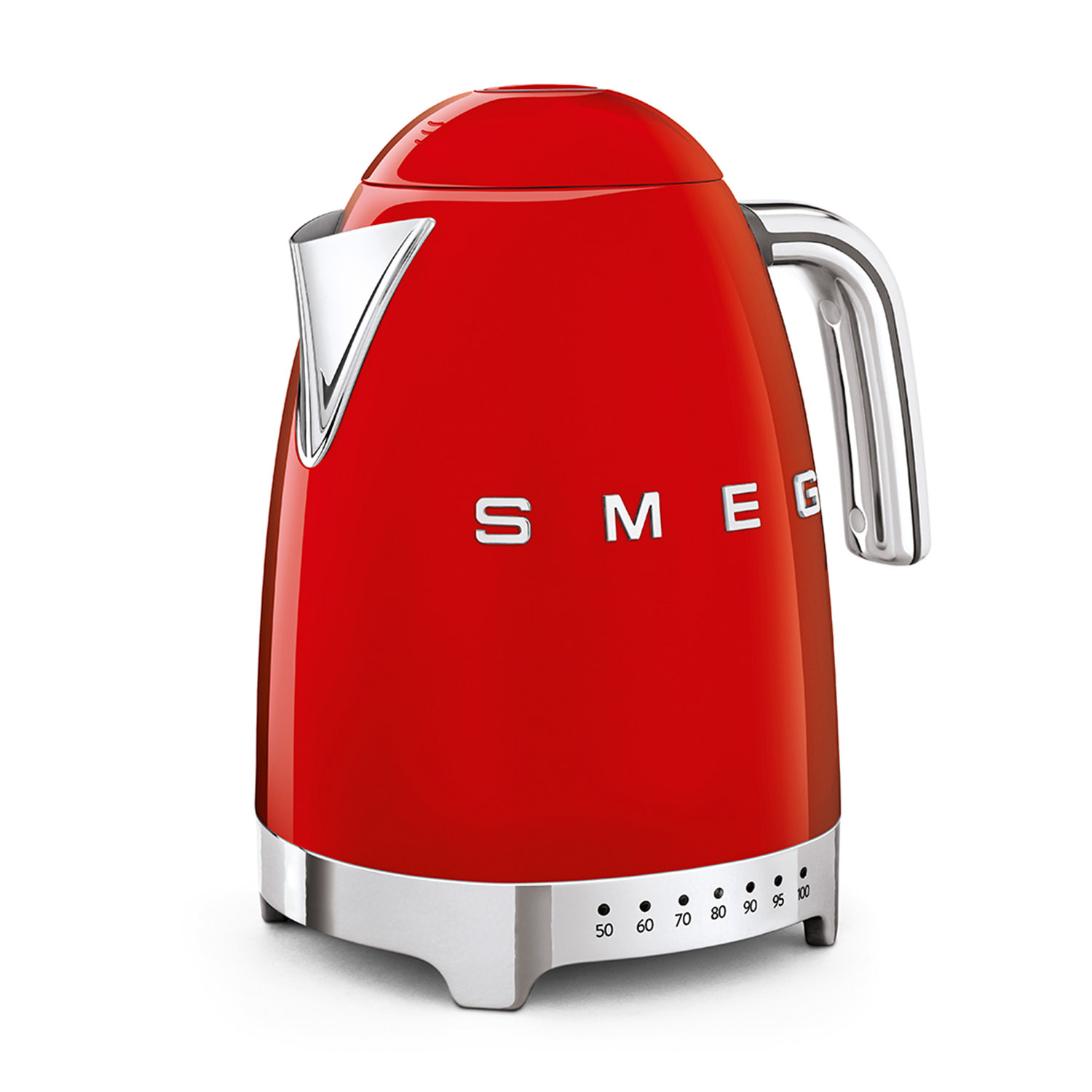 rot KLF04 SMEG Wasserkocher 50er Jahre Stil