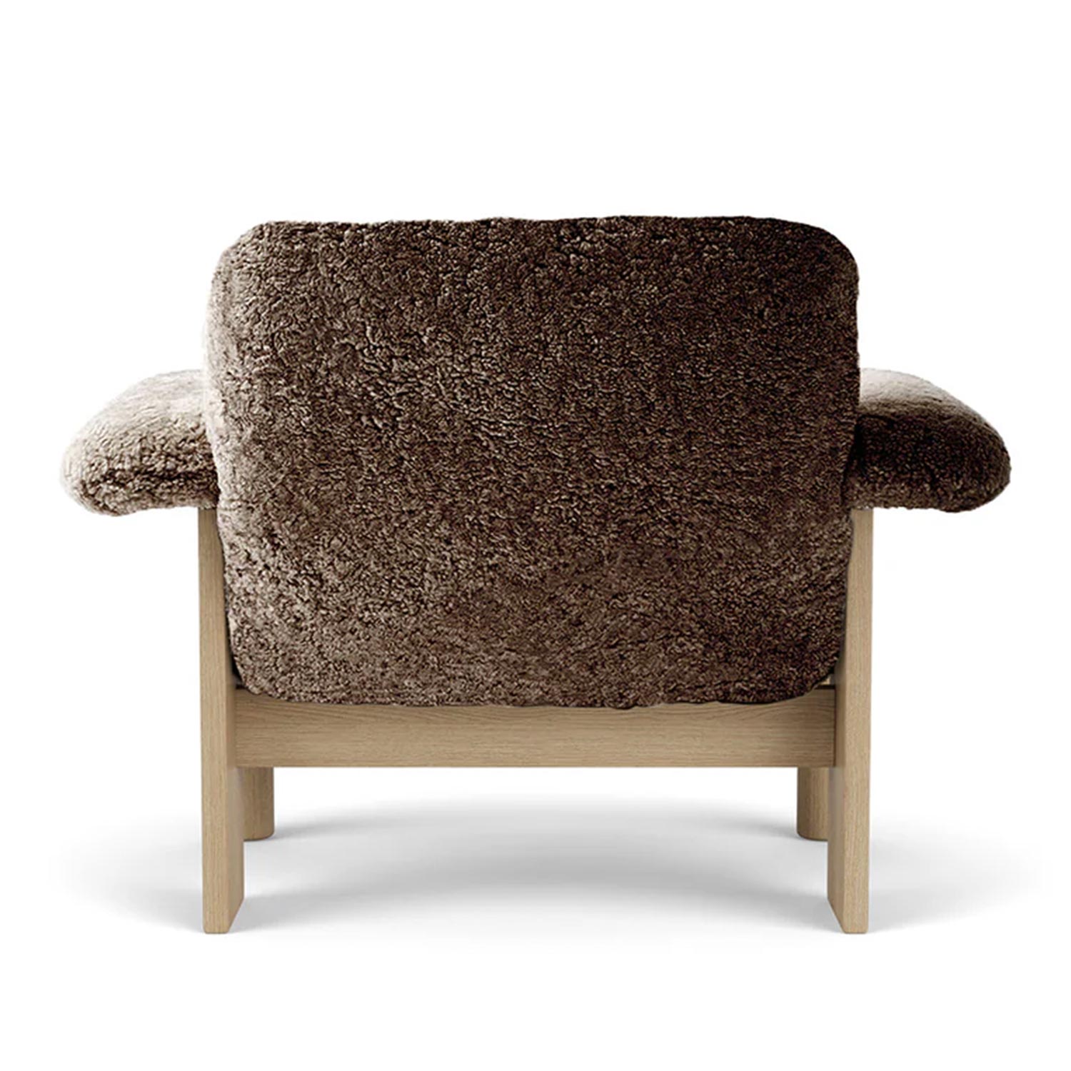 Audo - Brasilia Loungesessel niedrig Walnut/Sahara