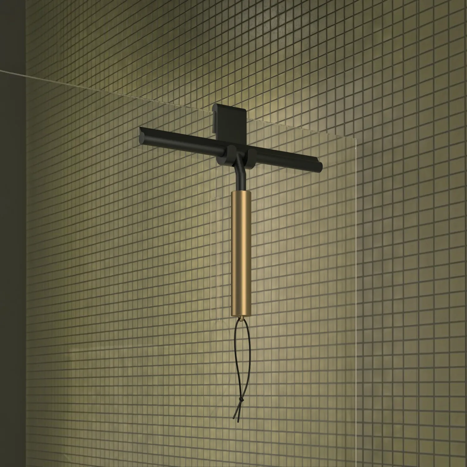 Decor Walther - Aquablade Glaswischer gold matt PVD
