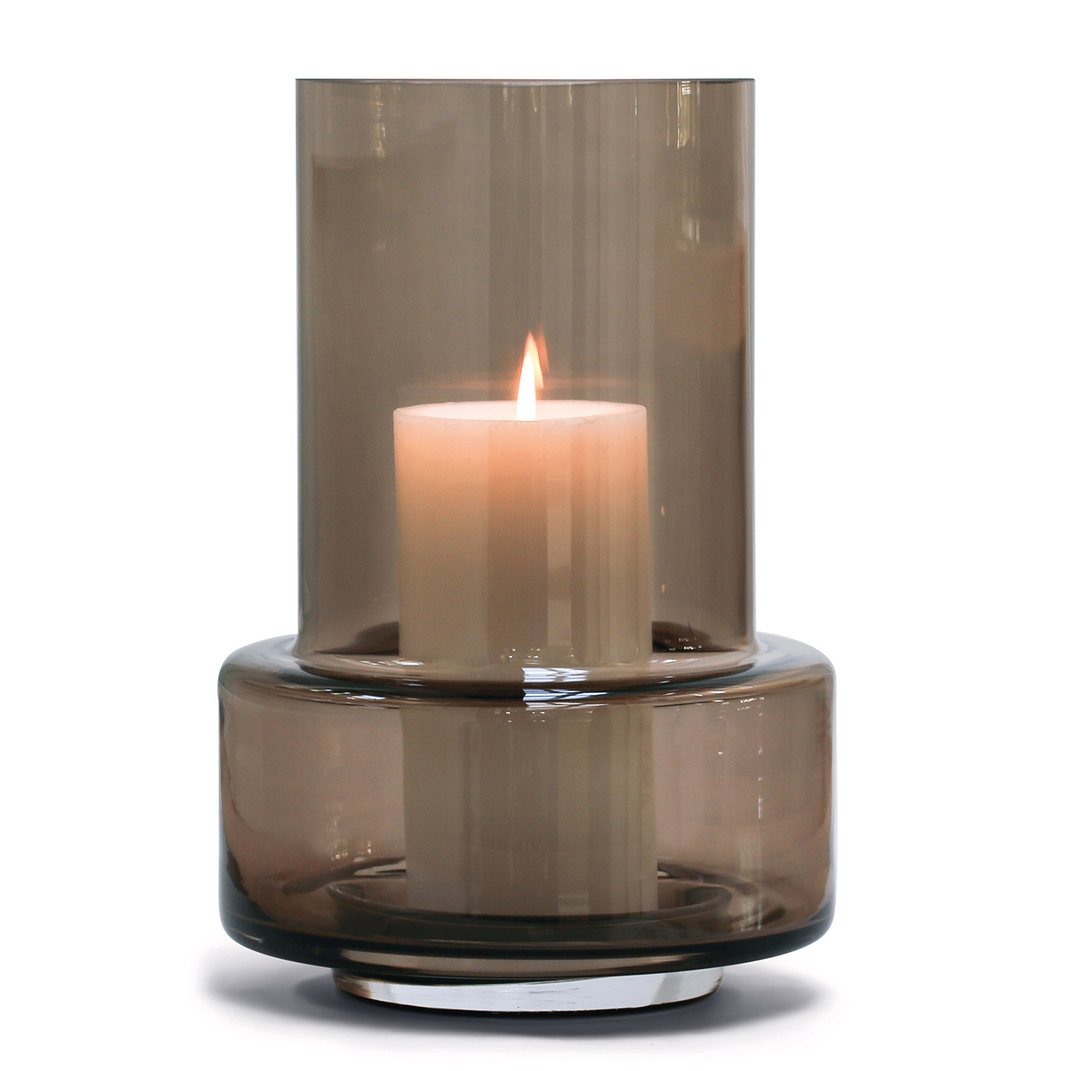 Ro Collection - Hurricane Vase No. 26 smoked grey