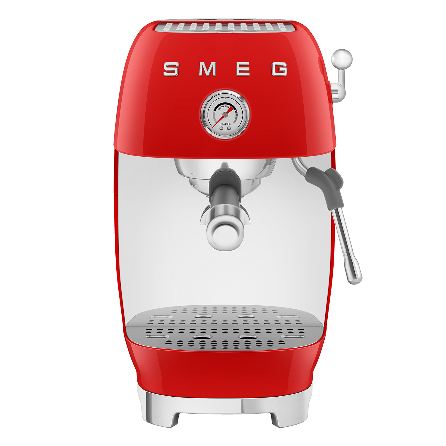SMEG - Premium-Siebträger-Espressomaschine ECF03 rot