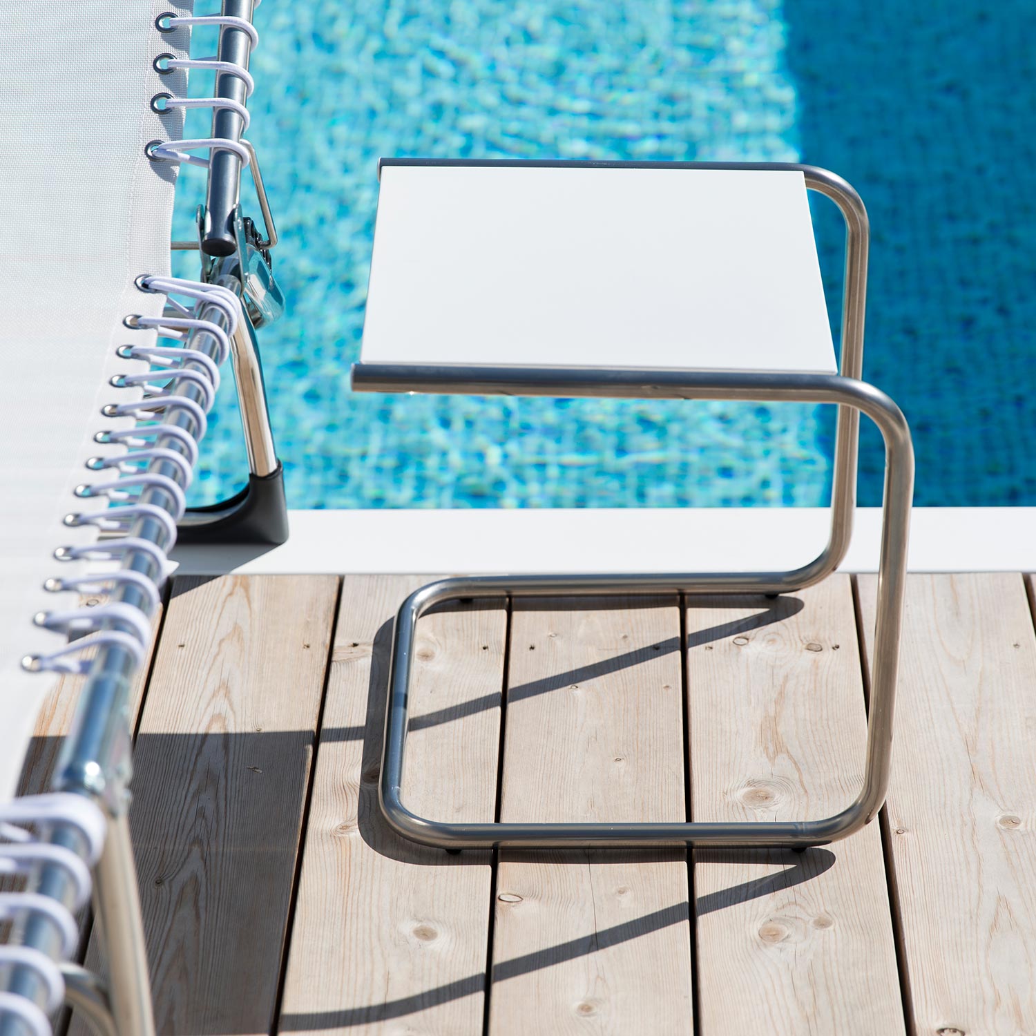 fiam club beistelltisch weiss pool 51586