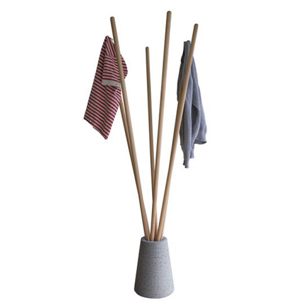 piffany spaghetti garderobe concrete dark grey 49624