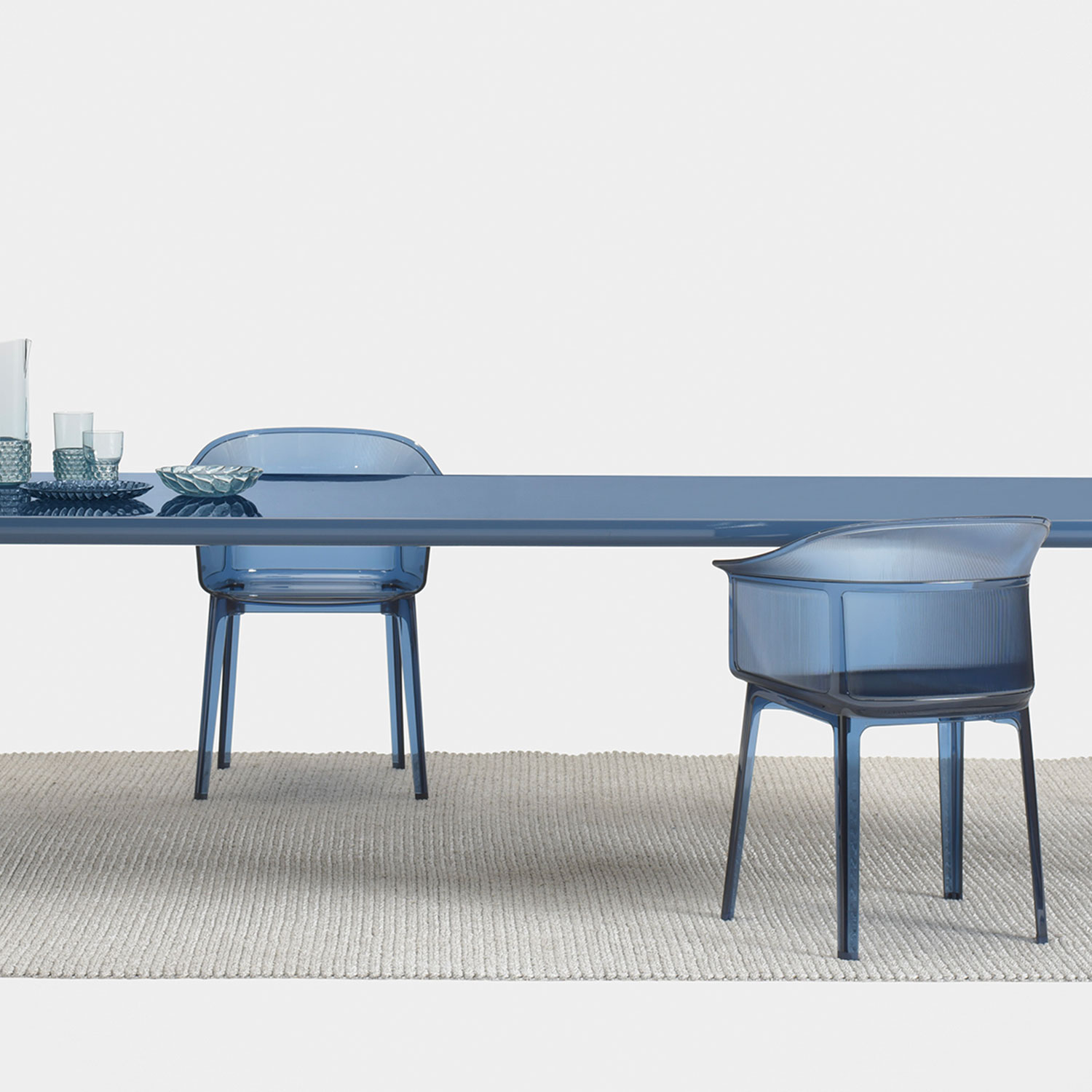 Kartell - Papyrus Outdoorstuhl olivgrün