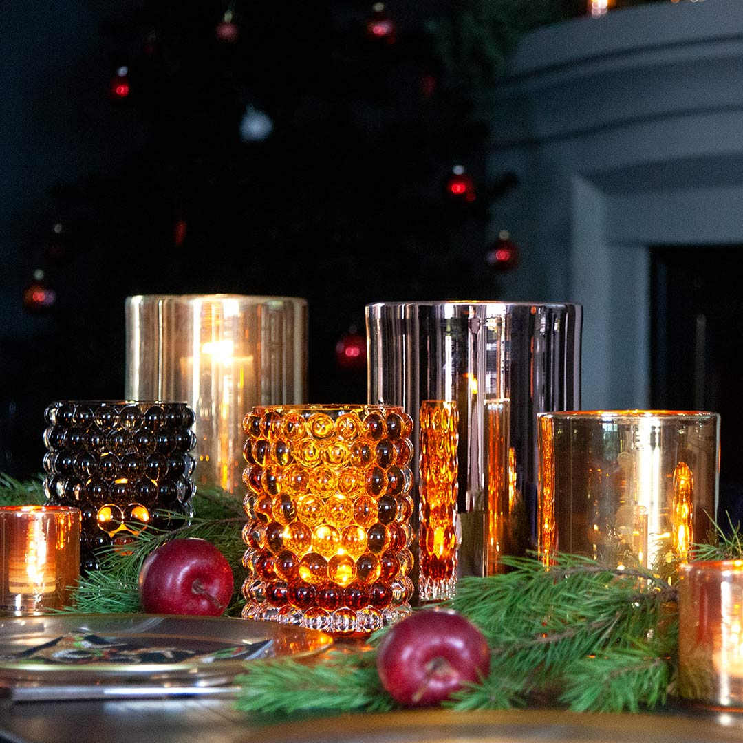 skogsberg windlicht hurricane kerze 77205