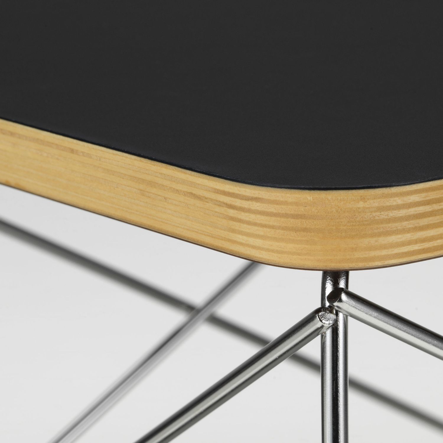 Vitra - Occasional Table LTR schwarz/Edelstahl